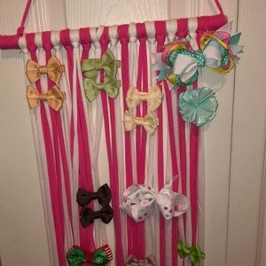 Baby Girl Bow holder with several bows